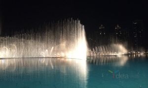 Fontaine d'eau extérieure moderne en acier inoxydable Horticlub avec système d'éclairage LED DMX, durée de vie supérieure à 10 ans - Product Image 3