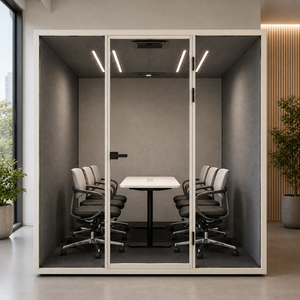 ห้องประชุมแบบเก็บเสียง 6 ที่นั่ง รุ่น Executive - Product Image 5