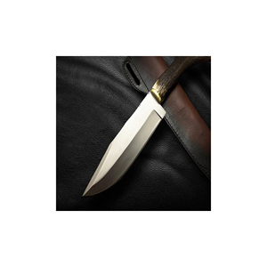 Cuchillo de Caza de Hoja Fija Hecho a Mano por PAK ENTERPRISES con Mango de Asta de Ciervo, Hoja de Acero Inoxidable, Cuchillo de Supervivencia para Campismo al Aire Libre - Product Image 3