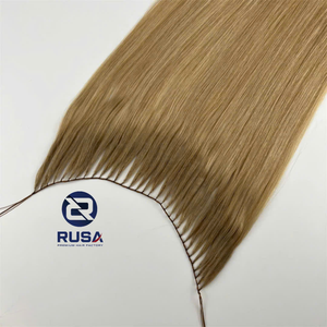 Extensions de cheveux 100% naturels vietnamiens, trame plume, super double drawn, cheveux vierges, doux et soyeux, vente en gros - Product Image 6