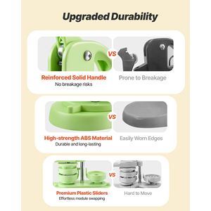 Macchina Ergonomica per la Creazione di Badge con 100 Pezzi di Componenti in Plastica Rinforzata, Taglierina Circolare da 2.28 Pollici, Chiavi Esagonali, Categoria Badge - Product Image 4