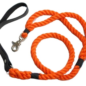 Orange Cotton Rope <b>Leash</b> - Product Image 1