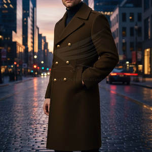 Abrigo de Lana para Hombre Hecho en Pakistán - La Mejor Calidad, Altos Estándares de Fabricación, Personalizable y Transpirable - Product Image 5