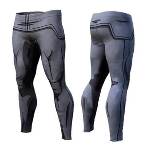 Leggings de compression pour hommes, séchage rapide, extensibles, pour entraînement sportif, course à pied, respirants, couche de base performante - Product Image 1