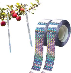 Bulk Reflective Bird Scaring Tape Holographic Flash Ribbon Roll <b>for</b> Garden Balcony Roof Protection Outdoor Bird Deterrent Strip - Product Image 3