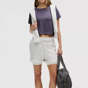 Camisetas Cortas de Moda Urbana para Mujer, Camisetas Holgadas Vintage de Alta Calidad, Camisetas de Verano con Hombros Caídos Personalizadas - Product Image 3