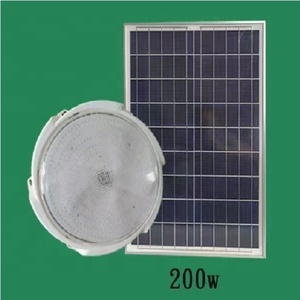 Réverbère solaire élevé du lumen 150W LED avec le fonctionnement de 12 heures ROHS a certifié la conception de corps fendu IP65 pour l'usage extérieur et de route - Product Image 2