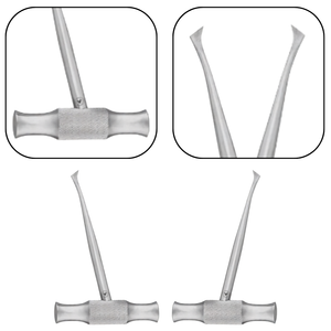 Kit de 9 Piezas para Extracción Dental Manual y Cirugía Oral, Elevadores y Pinzas de Acero Inoxidable de Grado Alemán, Autoclavables y Plegables - Product Image 6