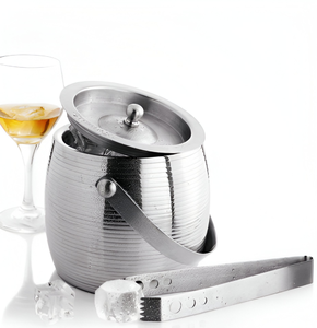 Stainless Steel Ice Bucket Party Beverage Cooling Buckets Chiller Stainless Steel Wine <b>Drink</b> <b>Cooler</b> Champagne Buckets - Product Image 6
