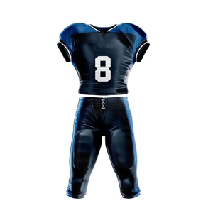 Uniforme de football américain style athlétique, design personnalisé, logo, respirant, léger, polyester absorbant la transpiration pour une utilisation prolongée - Product Image 1