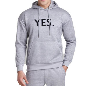 Ensemble de survêtement pour homme avec impression de lettres personnalisées, sweat-shirt à capuche et pantalon de jogging, 2 pièces, en molleton, tenue de sport décontractée pour la salle de sport - Product Image 6