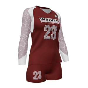 Vêtements de sport personnalisés en gros, maillot de volley-ball à manches courtes imprimé, col en V, anti-UV, t-shirt de badminton pour hommes et femmes, 100% polyester - Product Image 2