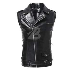 Nouvelle Veste en Cuir PU pour Homme Coupe Slim Style Moto Décontracté Confortable Doux Imperméable Réversible Tendance Urbaine - Product Image 2
