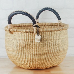 <b>Baskets</b> Round Two Handle Natural Palette Handmade <b>Storage</b> <b>Basket</b> Wholesale eco-friendly Made in Vietnam - Product Image 5