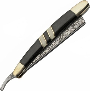 Couteaux de chasse et de survie en acier Damas fait main, ultra-affûtés, avec manche en Micarta et étui en cuir, Pasha Enterprises - Product Image 2