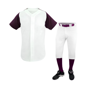 Maillot de baseball personnalisé avec boutons, nom et numéro de l'équipe brodés, uniforme sportif pour hommes, femmes et garçons, tenue de softball - Product Image 1