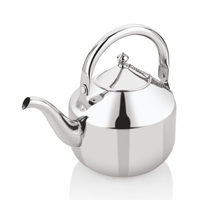Bouilloire à thé Maxfresh Arabian Plain en acier inoxydable 201/304, design classique, 2300 ml, écologique, utilisation quotidienne, gaz, induction