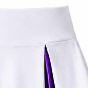 Purple Panel Cheerleading <b>Skirt</b> Pleated Athletic Performance Uniform Bottom Sports Team Training Competition Apparel <b>for</b> Cheer - Product Image 3