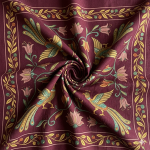 Tissu voile léger et respirant en coton bio 70 g/m² à imprimé floral élégant pour robes et chemises pour femmes - Product Image 2