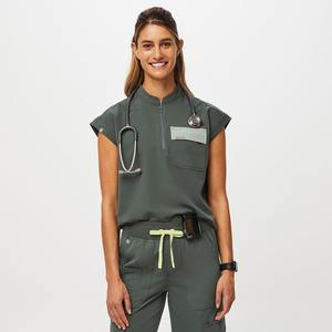 Tenue d'hôpital chirurgicale anti-rides, dessinée à la main, vente en gros, uniforme de médecin, ensemble de blouses d'infirmière pour femmes, personnalisable avec logo, très demandé - Product Image 4