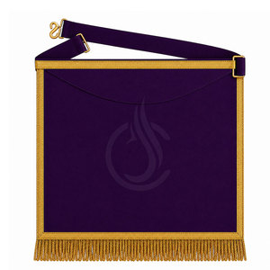 Tabliers maçonniques professionnels conçus avec un tissu de qualité supérieure, une broderie soignée, une finition durable et un confort pour une utilisation quotidienne. - Product Image 2
