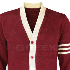 Cárdigan personalizado Alpha KAP de acrílico, suéter universitario griego, bordado, cárdigan universitario griego para hombre, con botones. - Product Image 2