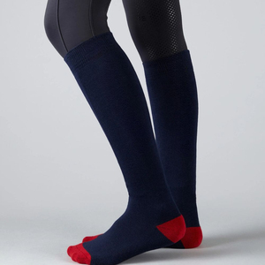 Calcetines Profesionales para Montar a Caballo, Transpirables, con Ajuste Elástico, Diseño Cómodo hasta la Rodilla, para Jinetes - Product Image 1