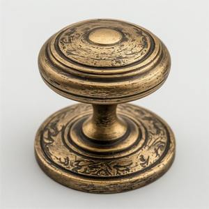 Poignée de porte en métal de conception européenne robuste pour usage hôtelier, idéale pour les portes à fort trafic, assurant une résistance et une maniabilité fiables - Product Image 1