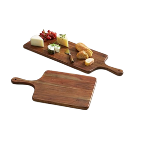 Planche à découper carrée pour fruits, légumes, fromages, viandes et poissons, design exclusif, planche de boucher plate - Product Image 3