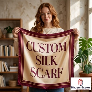 Fabricante de Bufandas con Impresión Personalizada, Bufanda de Seda, Diseño Personalizado, Proveedor de Telas, Fabricante Textil OEM ODM - Product Image 1