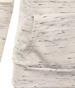 Sudadera con Capucha para Mujer, Color Sólido, Mezcla de Algodón, Manga Larga, Transpirable, Tejido de Punto, Informal para Otoño - Product Image 4