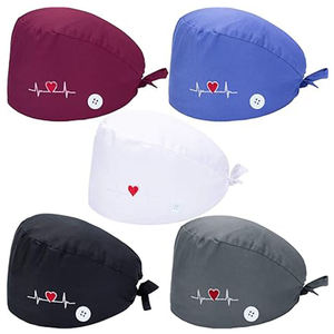 Gorro Quirúrgico de Algodón con Logotipo Personalizado al por Mayor, Gorro de Enfermera con Forro de Satén para Médicos y Enfermeras, Gorro Médico Premium - Product Image 5