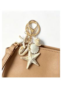 Wholesale Beach Keychain Handmade Seashell <b>Ornament</b> Natural <b>Shell</b> Gift Key Ring Travel Souvenir Supplier - Product Image 5