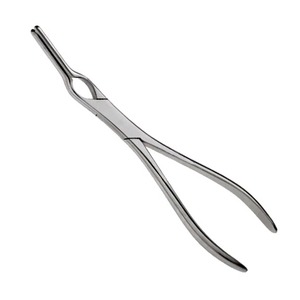 Pinces manuelles en acier inoxydable BK Industries pour redresser le septum, 23 cm, instrument de chirurgie nasale angulaire, outil chirurgical ORL - Product Image 1