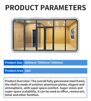 Maison préfabriquée en forme de pomme fabriquée en Chine, maison mobile préfabriquée, cabane modulaire en forme de pomme, maison conteneur