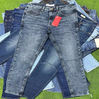 Jeans Stocklot Bangladesh-Marque Étiquette Hommes Denim Stock lot jean Fournisseurs Original Exportation Stocklot Denim Jeans Pantalon Vente en Gros