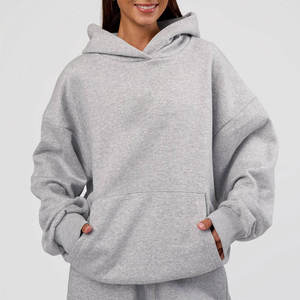 Men Women Oversized Hoodies Winter Hooded Front Logo 100% Cotton Outdoor Use Low Price - Product Image 2