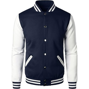 Chaqueta Varsity Personalizada con Logotipo Bordado, Chaqueta de Béisbol de Lana de Alta Calidad - Product Image 1