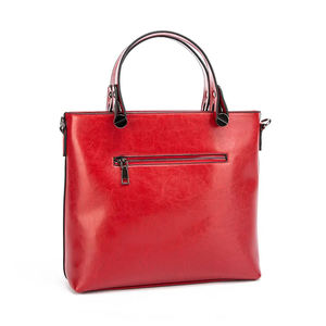New Fashion Ladies Genuine Leather Vintage Water Resistant Portable Large Capacity Tote <b>Bag</b> Women's Business - Product Image 6