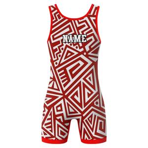 Singlet de Lucha Libre Sublimado Personalizado al por Mayor para Hombre Adulto, Corte Bajo, Elástico, Duradero y Transpirable - Product Image 5