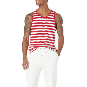 Débardeur pour homme avec design à emmanchures profondes, tissu en polyester léger et doux pour la peau, débardeur sans manches, idéal pour la musculation - Product Image 5