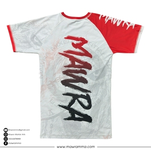 เสื้อรัดกล้ามเนื้อพิมพ์ลายตามสั่ง Mawra สำหรับผู้ชาย เสื้อสำหรับฝึกซ้อม MMA BJJ ชุดกีฬาแขนยาว เสื้อออกกำลังกาย OEM - Product Image 2