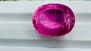 พลอยทัวร์มาลีนสีชมพูธรรมชาติ 100% ใหม่ล่าสุด สำหรับทำเครื่องประดับ น้ำหนัก 9.28 กะรัต พลอยรูเบลไลต์สีชมพูเข้มธรรมชาติ ราคาขายส่ง - Product Image 3