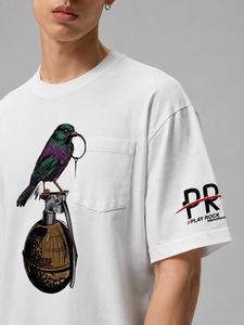 Drop Shoulder Men <b>t</b> <b>Shirts</b> 250 Gsm <b>Vintage</b> Washed Heavy Weight Crew Neck Luxury Oversized <b>t</b> <b>Shirts</b> Men <b>t</b> <b>Shirt</b> - Product Image 5