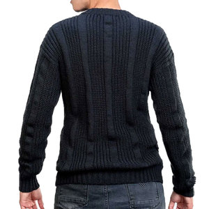 Men's Embroidery Front Logo 100% Wool <b>Cardigan</b> <b>Sweater</b> Fashion Warm Knitted Casual Outdoor Autumn Winter Top Clothing New Style - Product Image 6