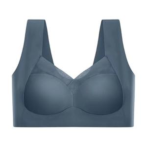 Sujetador deportivo antideslizante para mujer, a prueba de golpes, con copas fijas, para correr, montar a caballo, sin aros, tipo bralette, chaleco de yoga - Product Image 6