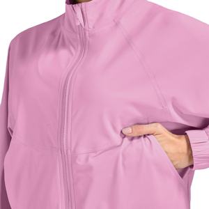 Women's Slim Fit Gym Fitness Workout Cropped <b>Tops</b> Long Sleeve Yoga Coat <b>Zipper</b> Design Sports Wear Running Yoga Jacket for Women - Product Image 6