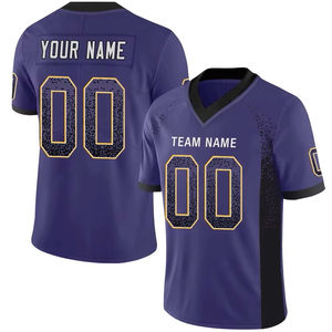 Camiseta de Fútbol Americano con Logotipo Personalizado, Ropa Deportiva de Equipo, Uniforme de Entrenamiento, Manga Transpirable de Secado Rápido, Precio Económico - Product Image 4