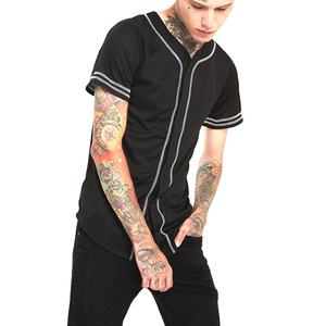 Maillots de baseball personnalisés pour hommes, tenue de baseball, prix abordable, maillot de baseball noir par sublimation - Product Image 4