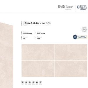 Carreaux de porcelaine satinée style italien pour bébé, grand format 800x1600, 1200x1800, 750x1500 mm, pour salon, cuisine, salle de bain - Product Image 1